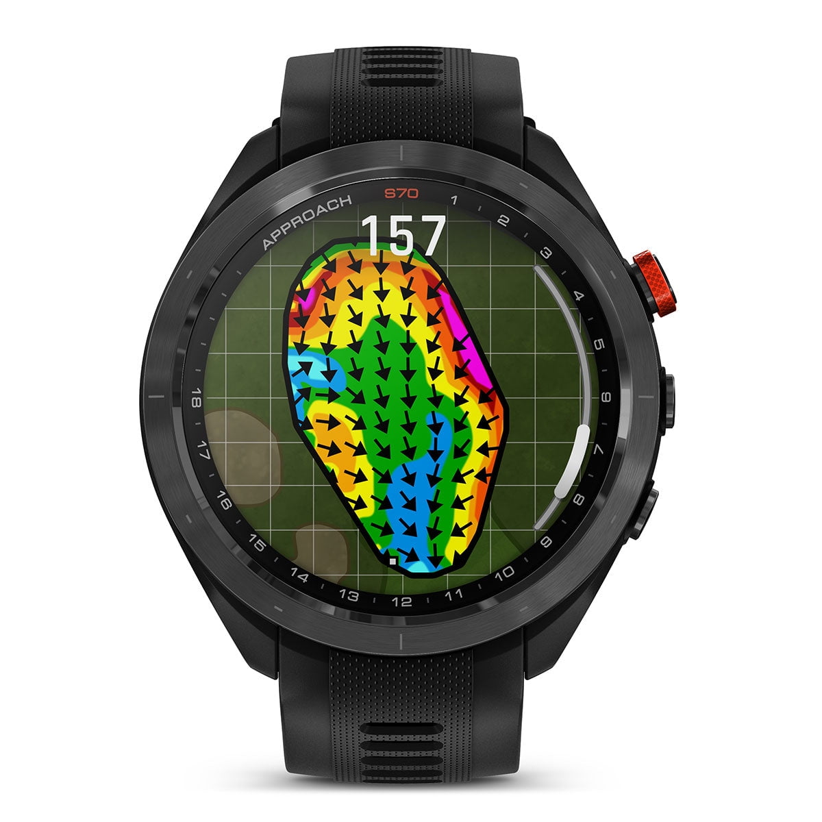 Garmin Approach S70 GPS 1.4" Black case with Black Ceramic Band Smart Watch