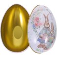 thumbnail image 3 of Easter Egg Candy Box Tinplate Candy Box Empty Tin Easter Metal Gift Box Easter Party Favor Box, 3 of 8
