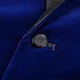 thumbnail image 3 of Men's Velvet Blazer Slim Fit Solid Tuxedo Jacket Business Casual Blazer 26s, 3 of 5