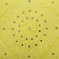 thumbnail image 3 of Stylo Culture Indian Decorative Throw Pillow Cover 24 x 24 Big Hand Embroidered Lemon Yellow Bohemian 60cm x 60cm Home Decor Cotton Mirrored Square Cushion Cover | 1 Pc, 3 of 3