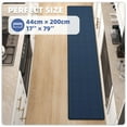 thumbnail image 3 of PABUBE Kitchen Rugs and Mats Anti Fatigue Cushioned, Non Slips Kitchen Floor Mat in Front of Sink, Memory Foam Floor Mat for Standing, 17"x79", Blue, 3 of 9