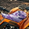 thumbnail image 4 of Uorisanigo ATV Seat Cover Waterproof Purple Camo Four-Wheeler Seat Cover Compatible with Polaris Sportsman 570 450 850 & Honda Rancher 420, 4 of 7