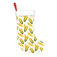 thumbnail image 2 of Yiaed Corn On The Cob Print Christmas Stockings, Christmas Stockings Hanging Ornaments, Christmas Stockings for Family Christmas Holiday Decorations, 2 of 7