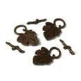 thumbnail image 3 of U8MO 10 Sets Tibetan Alloy Leaf Toggle Clasps Carved Antiqued Closure Findings 37.5mm-Antique Bronze, 3 of 3