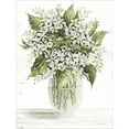 thumbnail image 2 of Great Art Now Simple Floral on White by Cindy Jacobs, Framed Wall Art, 20W x 24H, 2 of 3