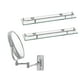 thumbnail image 1 of Esatto® Espejo Pared 20 Cms Lupa Y 2 Repisas Vidrio Kit Bel, 1 of 7