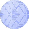 thumbnail image 1 of Ahgly Company Indoor Round Persian Blue Traditional Area Rugs, 6' Round, 1 of 4