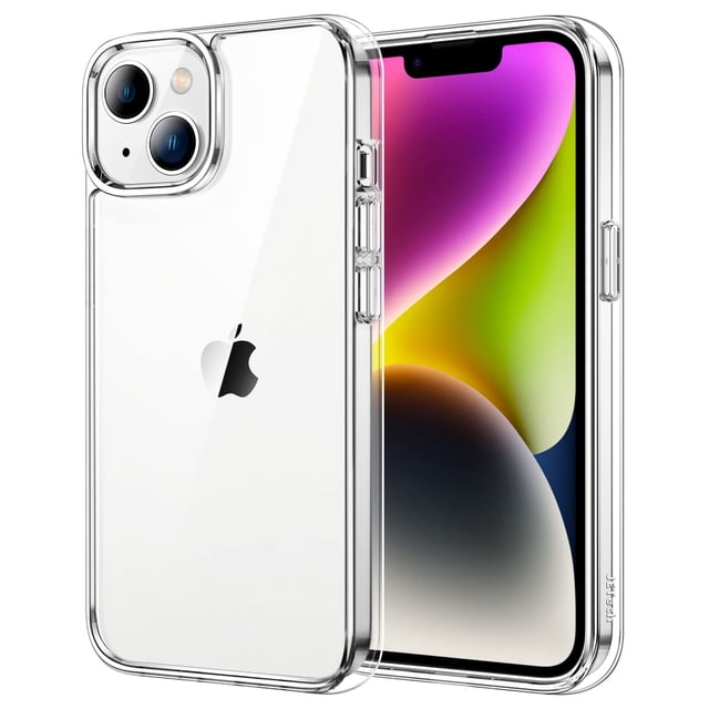 Funda JeTech para iPhone 14 de 6.1 pulgadas a prueba de golpes, transparente
