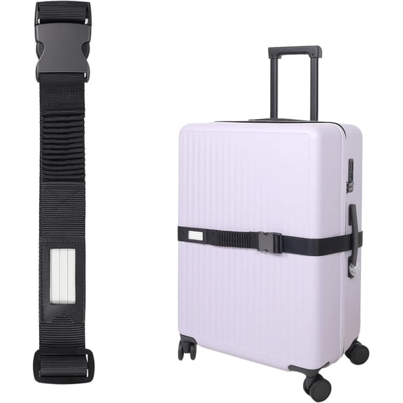 Luggage Straps for Suitcases, Stretchable TSA Approved Suitcase Straps, Buckle Luggage Attachment Belt Travel Accessories, Adjustable 72" Long