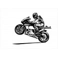 thumbnail image 2 of Moto Gp Wheelie Wall Decal by Wallmonkeys Peel and Stick Graphic (48 in W x 34 in H) WM154754, 2 of 4