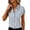 Blue, variant on Womens Summer Striped Shirts Featuring Drop Shoulder Design and Classic Front Button Down Closure Detail Casual Lightweight Tops Blouse for Daily Activities and Seasonal Fashion Green S