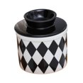 thumbnail image 3 of Crock Keeper con Tapa Moderno Contenedor de Tarro Portátil para Hotel Uso en el Hogar Regalo de Inauguración de la , Rejilla De Diamantes Cuadrícula rómbica, 3 of 8
