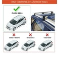 thumbnail image 5 of Mini Countryman (R60) 2010-2016 Roof Racks Cross Bars Luggage Carrier Silver Set NEW, 5 of 5