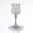 thumbnail image 1 of Candebros de cristal, candebros, portaves para el hogar, boda, mesa, aniversario, celebración, decoración, regalo 22cm perfecl Porta vela, 1 of 8