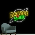 thumbnail image 3 of Handmadetneonsign Arcade Zone Neon Sign, Space Wall Art Decor, Home Bar Pub Kids Room Wall Decor, 3 of 5