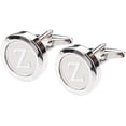 thumbnail image 4 of Mens Classic Stainless Steel Initial Cufflinks 26 Alphabet Initial Letter Cufflinks Business Wedding Shirts A-Z, 4 of 6