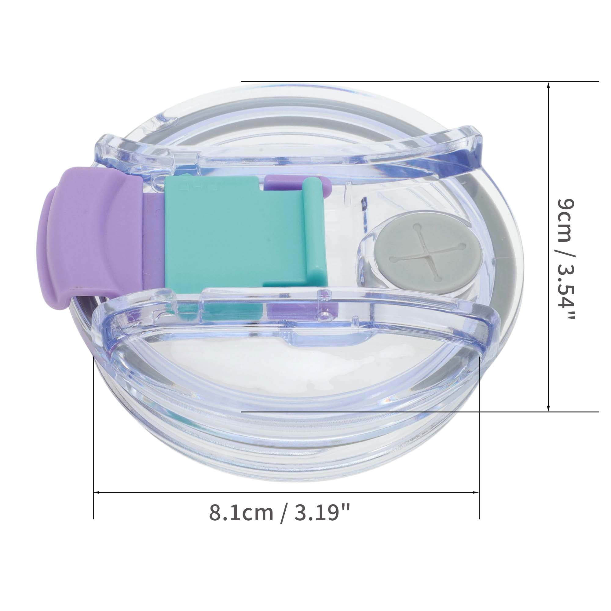 Unique Bargains 1 Pc Washable Tumbler Lid Multicolored