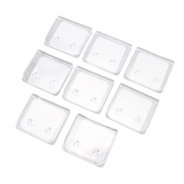 Clips de Cortina de Ducha Transparente, Clips de Cortina de Ducha de 8 Piezas de Ducha Clips A Prueba de Agua a Prueba de Viento a Prueba de Viento sin Instalácido de Unas para para
