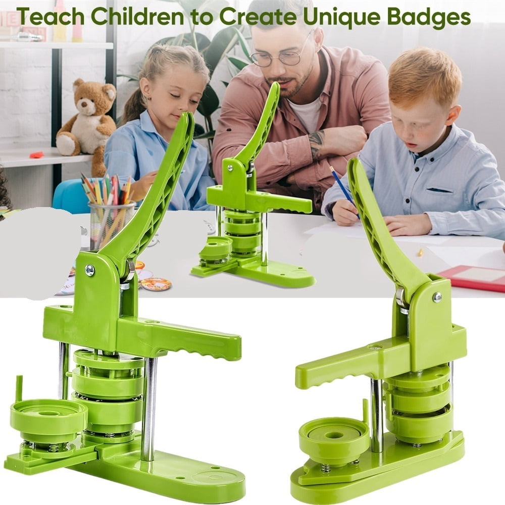 58MM Badge Button Maker Machine,DIY Pin Badges Maker Punch Press Machine ,Beginner-Friendly