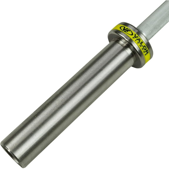 Valor Fitness 72" Aluminum Technique Training Barbell -15 lbs Weightlifting for Kids and New Athletes -OB-72T