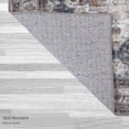 thumbnail image 3 of Washable Skid-Resistant Area Rug Geometric Navy/Cream 8' x 11', 3 of 9