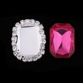 thumbnail image 3 of veasfak 5 Pieces Flatback Rhinestone Button DIY Garment Embellishments Rosy, 3 of 5