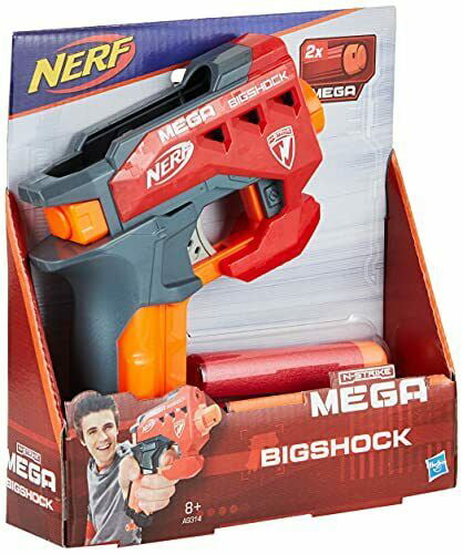 Nerf N-Strike Mega Mastodon Blaster Toy Gun 24 Dart Revolver Drum 8+ 