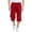 Red, variant on KyCheLot Boys Girls Capris Pants Cotton Linen Breathable Elastic Drawstring Casual Crop Pants with Pockets 4-15 Years