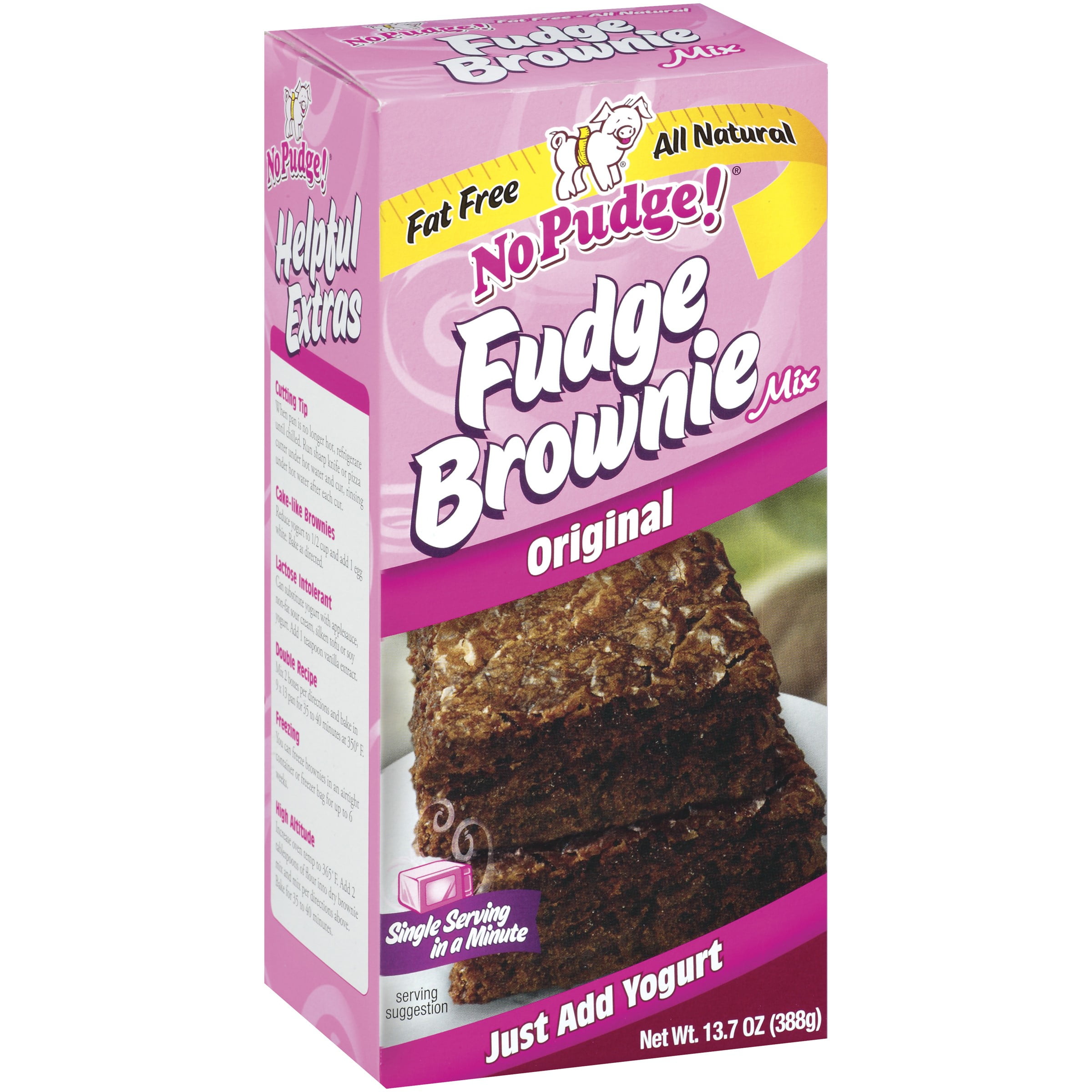 No Pudge! No Pudge! Fat Free Fudge Brownie Mix, Original, 13.7 Ounce