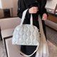 thumbnail image 1 of Bolsos de hombro de algodón con espacio para mujer a la moda, bolsos cruzados de invierno (blanco) Tmvgtek Para estrenar, 1 of 9