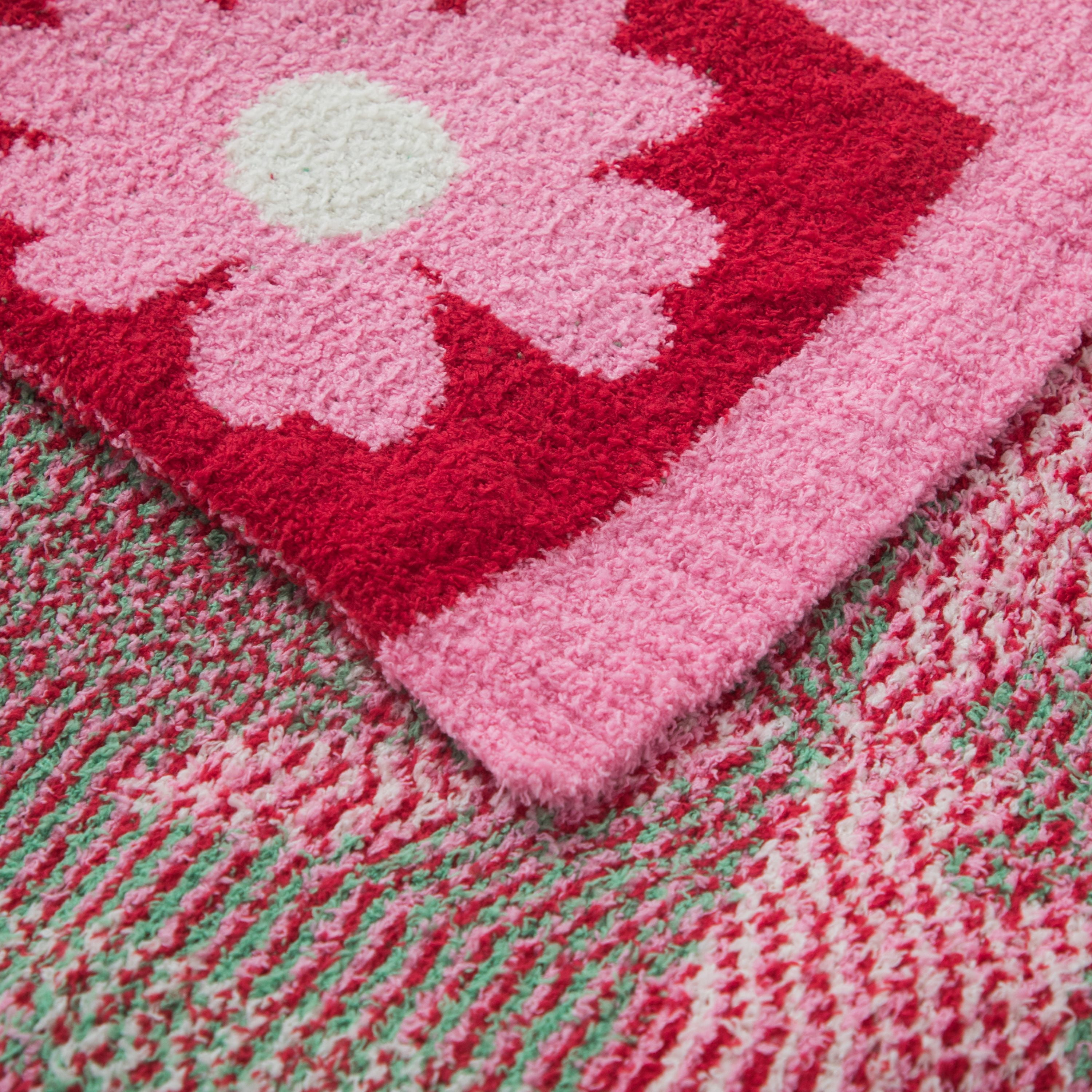 MS COZY THROW CHERRY