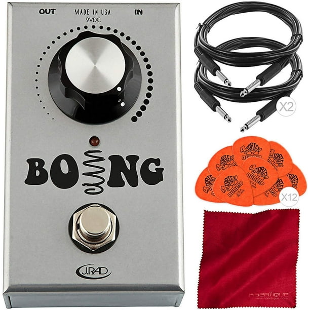 J. Rockett Audio Designs Boing Spring Reverb Effects Pedal Bundled 