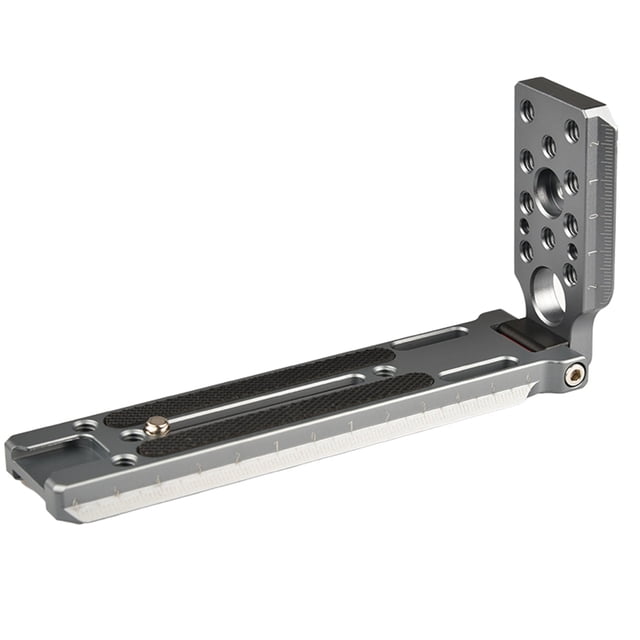 sweethay Placa de liberación rápida profesional, accesorios de aluminio en forma de L, tablero de trípode de ángulo de soporte Vertical Accesorios de cámara y óptica