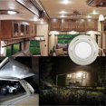 thumbnail image 5 of LED Step Stair Light IP66 Waterproof Round 1.8in Cold White Lighting for Marine Bus Interior Corridor, 5 of 5