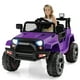 Topbuy 12V Kids Ride On Car Electric Vehicle Jeep with Parental Remote Music Horn Headlights Slow Start Function Purple - image 3 of 10