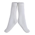thumbnail image 2 of Calcetines de tubo a escala 1/12, elegantes calcetines casuales para cosplay, vestido de muñeca de moda. Blanco, 2 of 9