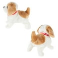 Interactive Plush Puppy Toy Battery Operated Dog that Walks, Barks and Does Back Flips, by