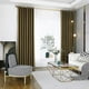 thumbnail image 3 of Blackout Curtains for Bedroom Grommet Insulated Room Curtains for Living Room, Set of 2 Panels (53*63in), 3 of 5