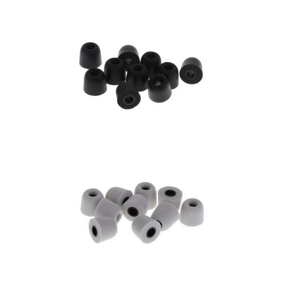 10 Pairs Earbud Memory Foam Eartips Earplug Tips For InEar Headphone 4.5mm