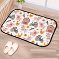 thumbnail image 5 of Floor Door Mats Bath Rugs Farm Animals Pig Cow Chicken Hen Bathroom Carpet Non-Slip Absorbent for Entryway Indoor 23.6x15.7in Carpet Runner, 5 of 7