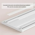 thumbnail image 6 of Ceiling Mounted Aluminum Curtain Track, Room Divider Curtain Track, Sliding Curtain Track for Drapes, Room Dividers, 6 of 7