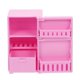 thumbnail image 5 of Dollhouse Fridge Ornament in Pink Color Compatible with Mini House Furniture Durable 1Pcs, 5 of 5