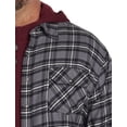 thumbnail image 2 of Plaid Flannel Sport Shirt Grey 3XLT, 2 of 6