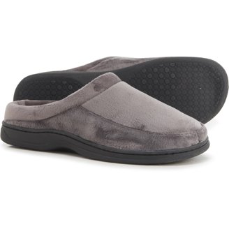 Minnetonka Mens Sheepskin Hardsole Moccasin, Grey, Size 9  display picture 2