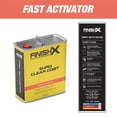 thumbnail image 4 of FinishX Euro Super Gloss Clear Coat Auto Paint Kit, 3.9 VOC - 1.3 Gallon Urethane Clear Coat (FC2000 - 1.3 Gallon) 2:1 Kit with Fast Activator/Hardener (FC2010 - 1 quart), 4 of 7