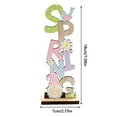 thumbnail image 4 of Easter Decoration Desktop Ornament Easter Decoration Bunny Easter Wooden Letter Plaque Ornament Easter Vertical Ornament, 4 of 4