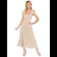 thumbnail image 2 of Vestido de Verano con Escote Cuadrado y Volantes para Mujer, Ideal para Bodas, Fiestas, Damas de y Salidas Nocturnas. Albaricoque S, 2 of 8