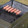 thumbnail image 6 of BBQ Grilling Basket for Hot Dog, Non-Stick Barbecue Basket Heavy Duty Outdoor BBQ Rack Tools Grill Basket for Meats Fish Vegetables Steak, 6 of 8