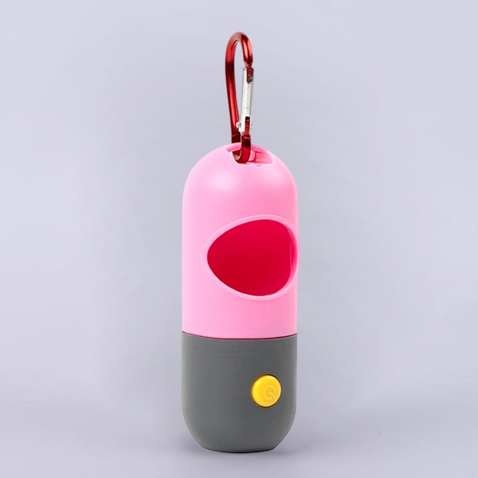 Durability Plastic Dog Poop Bag Dispenser for Pet Owners Easyly Refills and LED Light for Safety During Nighttimes Outdoor
