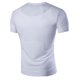 thumbnail image 1 of Elegante Camiseta De Manga Corta Con Cuello En V/Cuello Redondo Para Hombre (Blanco) M Likrtyny Caballero, 1 of 6